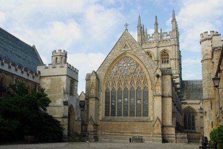 Merton College Oxford chapel exterior